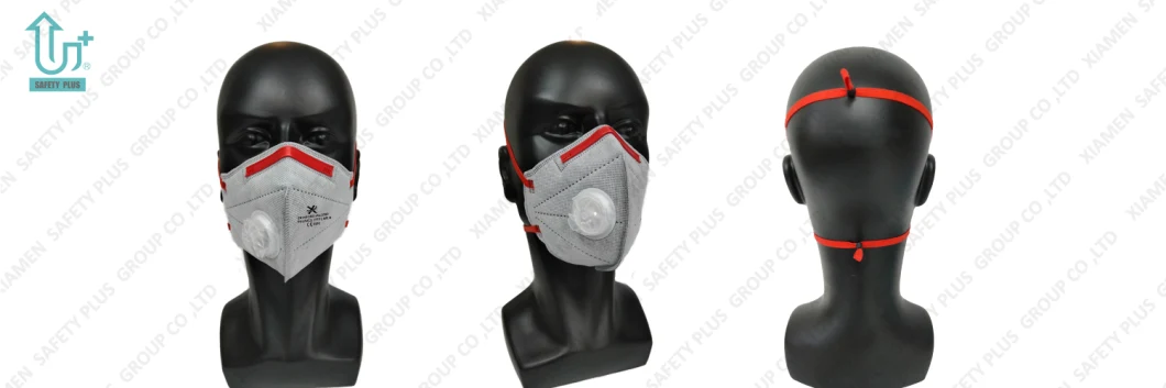 CE Certified High Filtration Efficiency Foldable 5 Ply CE FFP3 Nr D Filtering Half Face Masks