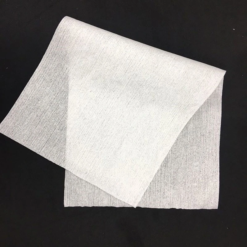 Custom Absorption Wood Pulp Spun Lace Nonwoven Cloth Hydrophilic Spunlace Non Woven Fabric for Dust-Free Wiping Disposable Wet Wipe